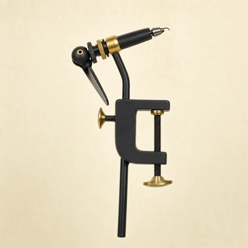 Tailwater rotary fly tying vise, the shared base across all three product options