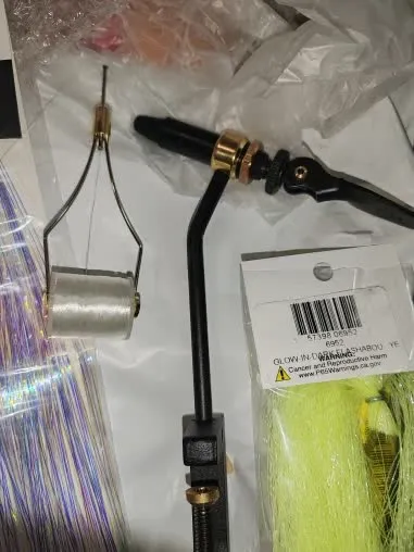 Fly tying vise photographed by a verified buyer